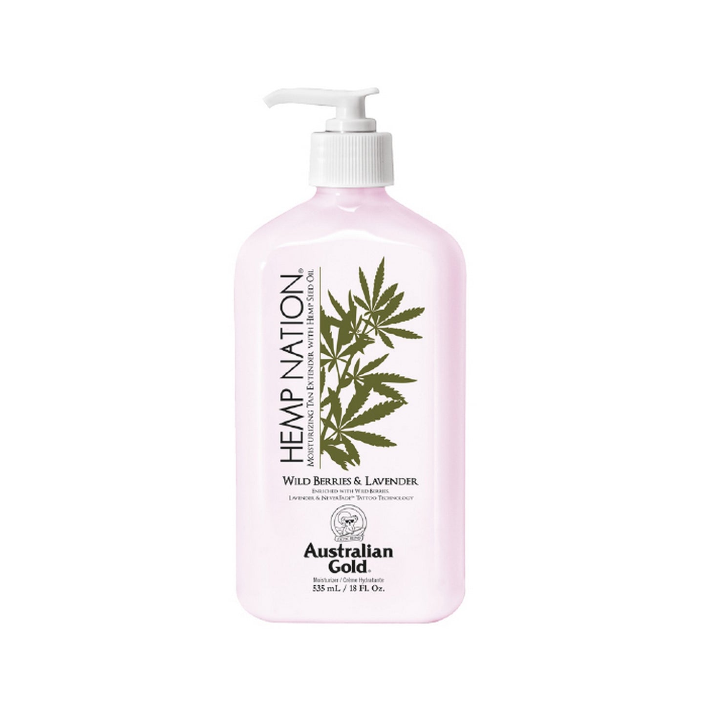 AUSTRALIAN GOLD HEMP NATION BODYLOTION - WILD BERRIES & LAVENDER - 535 ML