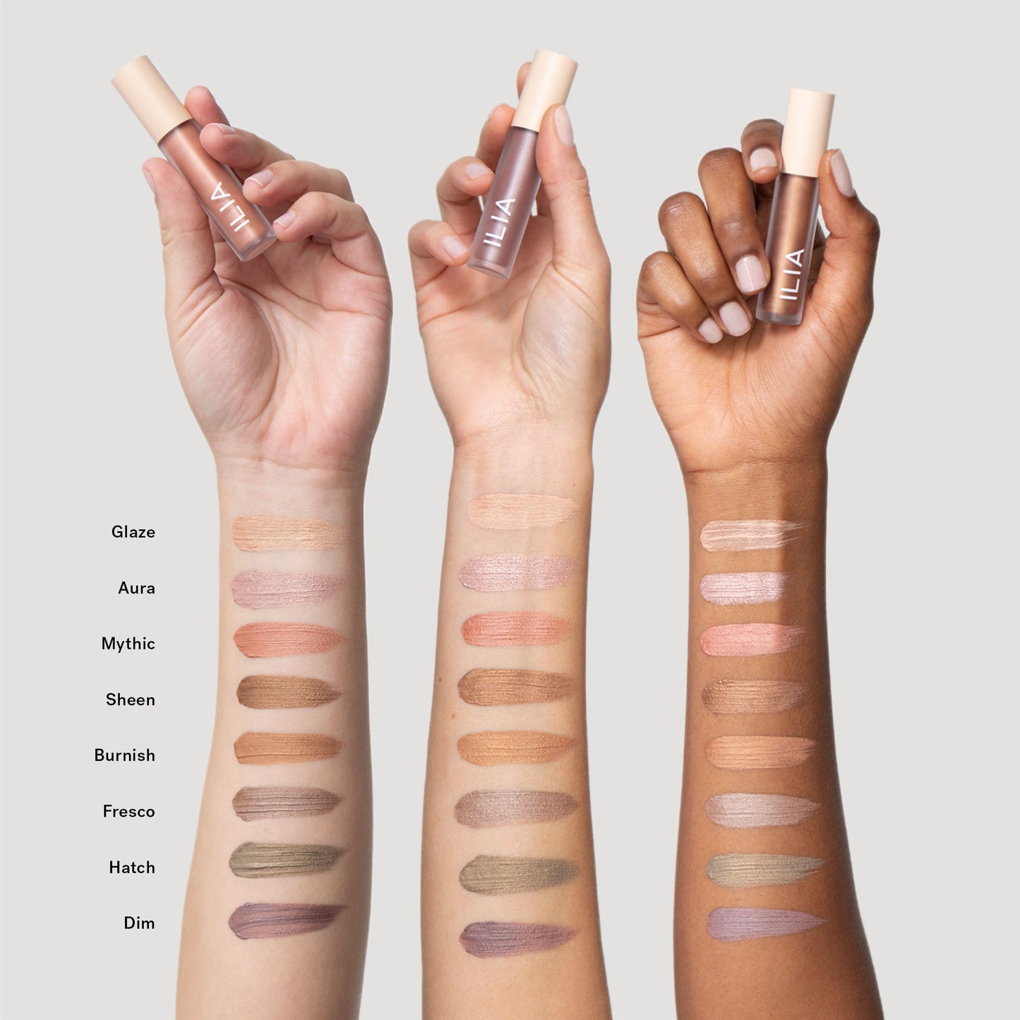 ILIA LIQUID POWDER CHROMATIC EYE TINT - AURA
