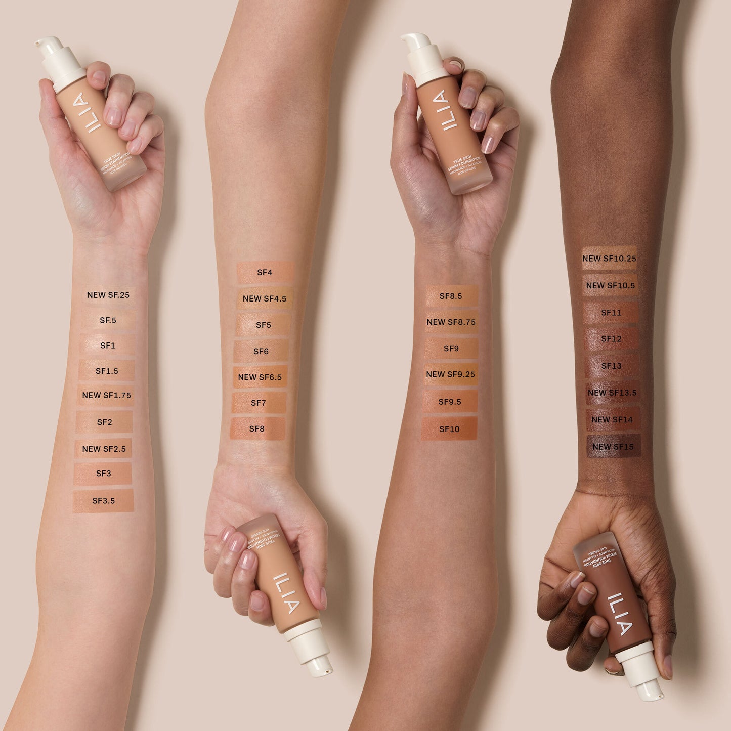 ILIA TRUE SKIN SERUM FOUNDATION - SF1 - FORMENTERA