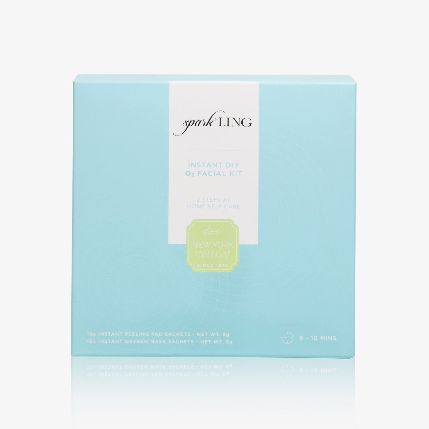 LING SPARKLING INSTANT DIY O2 FACIAL KIT - 1x10