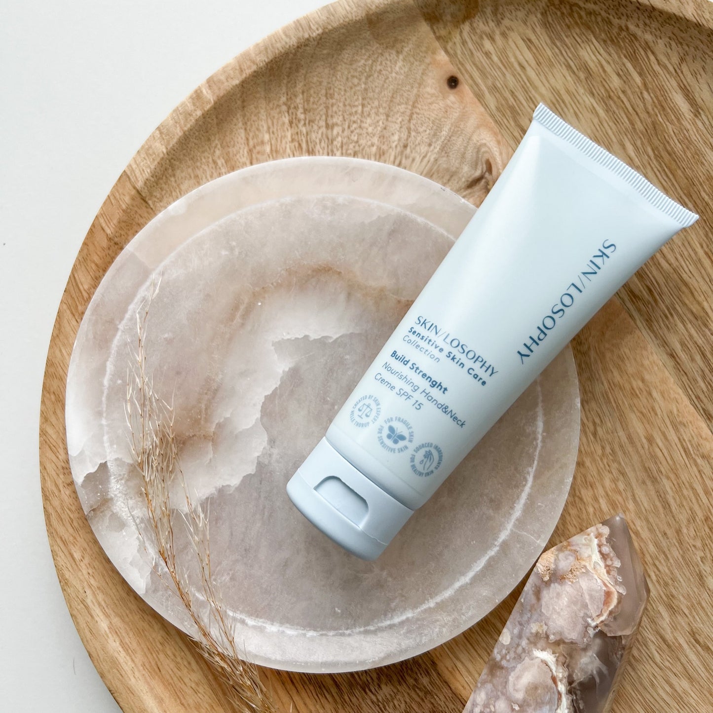 SKIN/LOSOPHY BUILD STRENGTH - NOURISHING HAND & NECK CREME SPF15 - 75 ML