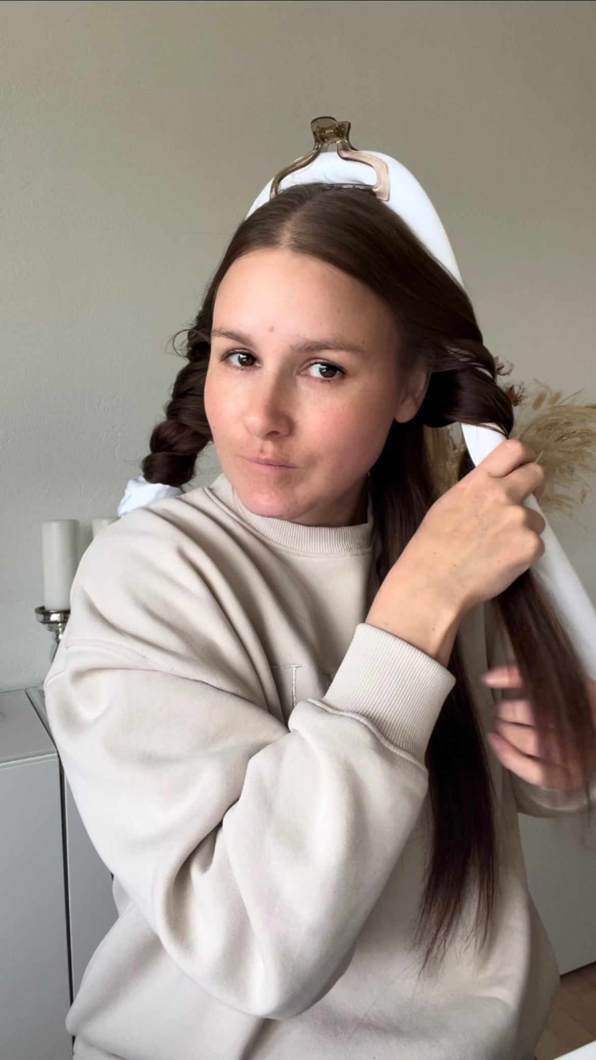 SILKE VARMELØS KRØLLE KIT - LILLA