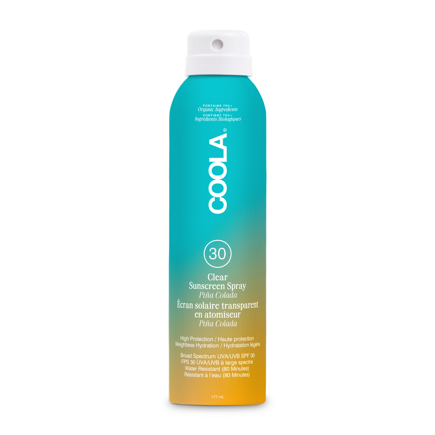 COOLA CLASSIC BODY SPRAY SPF 30 - PIÑA COLADA - 177 ML